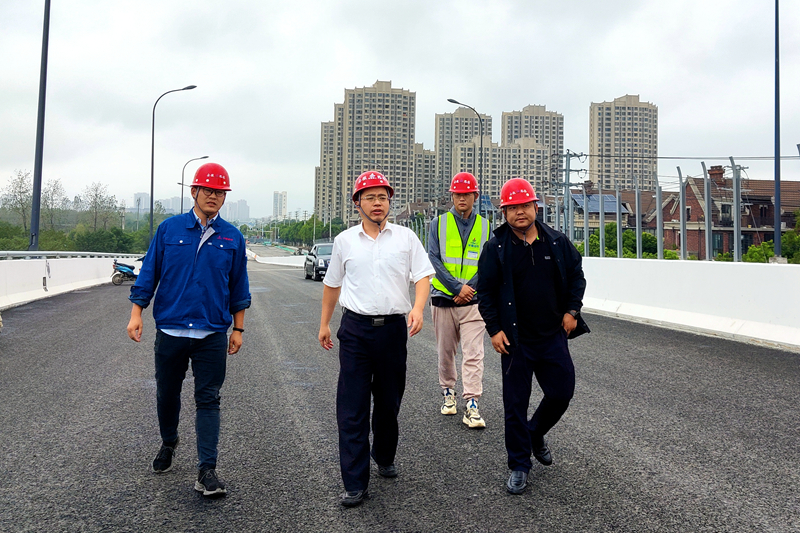 公司黨委書記、董事長錢申春調(diào)研西二環(huán)項目建設推進工作2