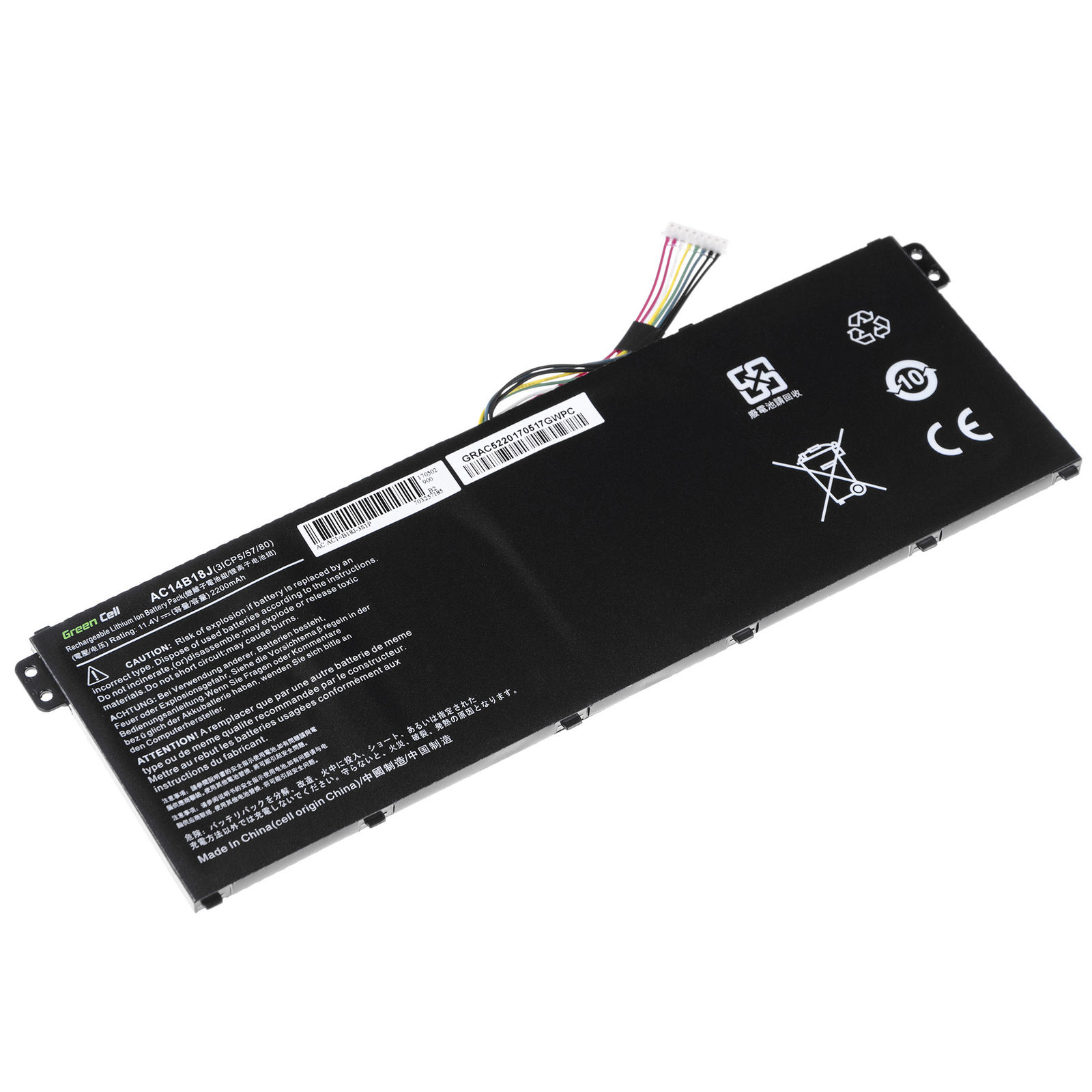 11.4V Acer Aspire ES1-731 ES1-731G AC14B18J съвместима батерия