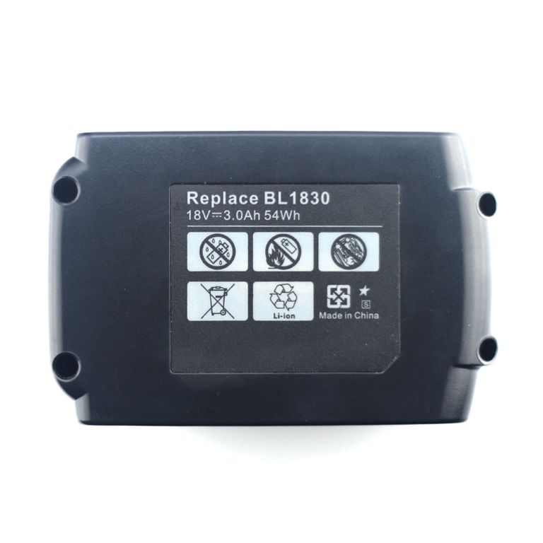 батерия BL-1830 BL1830 pour Makita BVR350 BVR350Z BVR450 BVR450Z BVR850 （съвместима）
