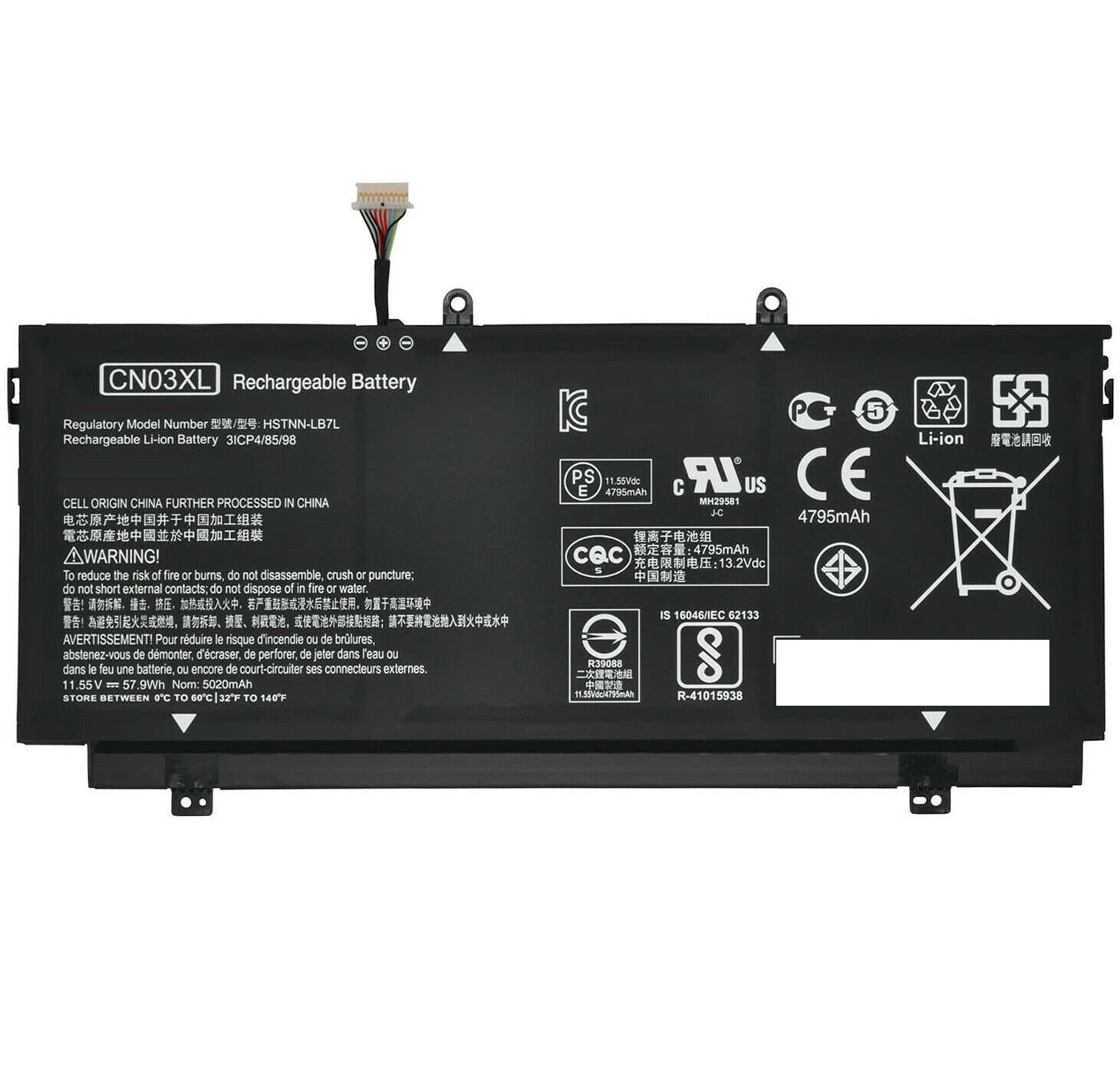 HP Envy 13-AB HSTNN-LB7L CN03XL CNO3XL съвместима батерия