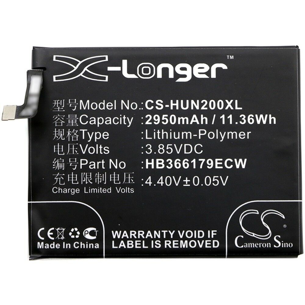 Li-Polymer Huawei Nova 2 II PIC-AL00 TL00 HB366179ECW 2950mAh съвместима батерия