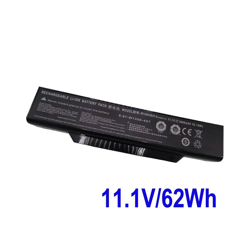W130HUBAT-6 6-87-W130S-4D7 Clevo W130EV W130EW W130EX W130HU W130HV съвместима батерия